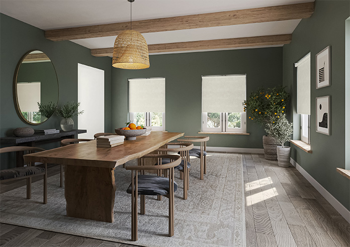 Ajanta (Blackout), Crescent Silver - Twist&Fit Roller Blind - Image 7